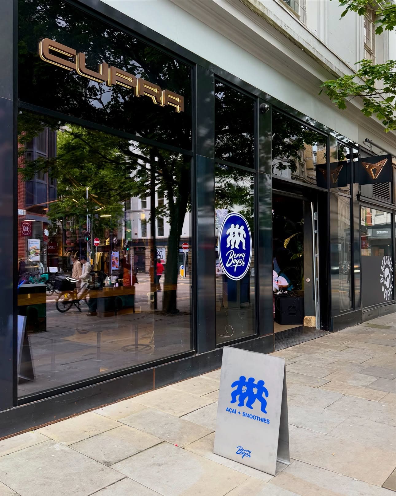 CUPRA City Garage storefront